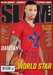 Damian Lillard on the cover of SLAM 176